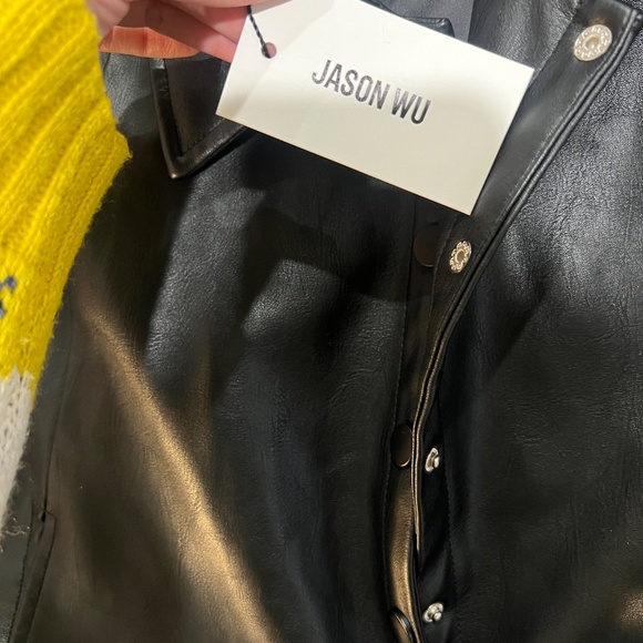 ❌❌SOLD❌❌⭐️Jason Wu Faux Leather Cape ⭐️ - Picture 5 of 11